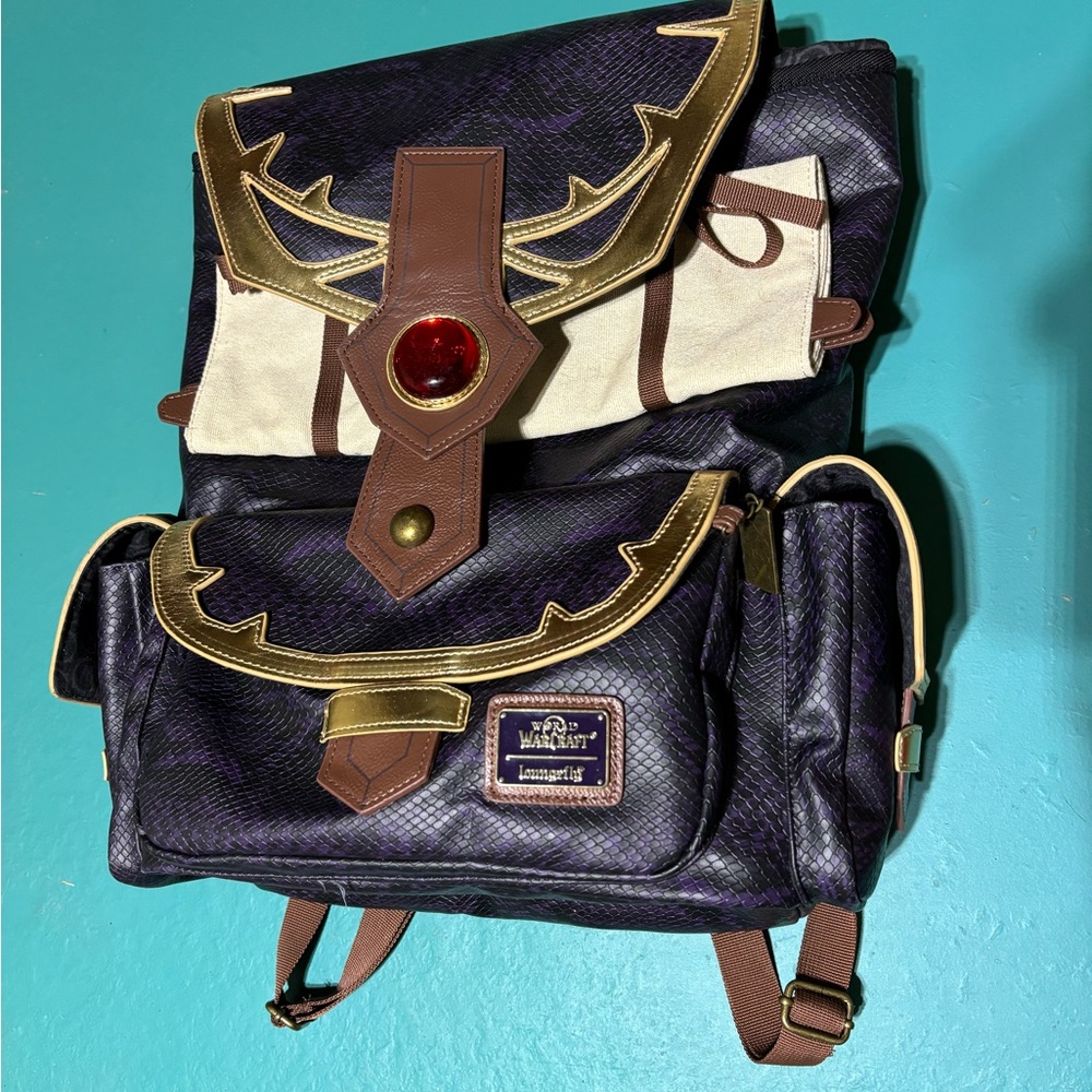 MUST GO BY 11/10!! EXCLUSIVE World of Warcraft Dragonscale Loungefly Backpack